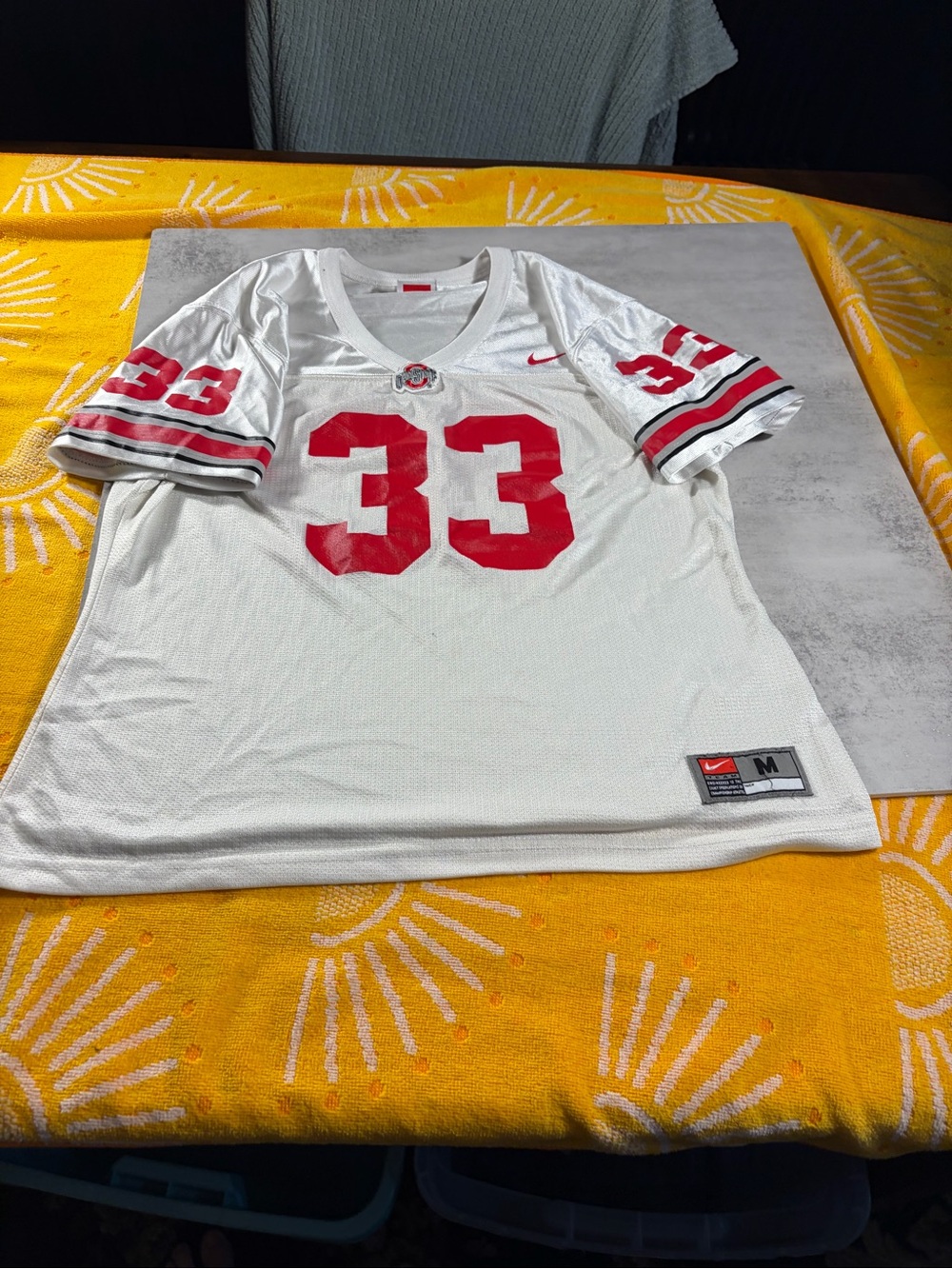 Nike Authentic NCAA Ohio State Buckeyes 33 Jersey Youth 8-10